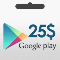 گیفت کارت گوگل پلی 25 دلاری – Google Play