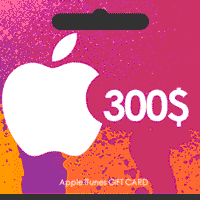 گیفت کارت اپل آیتونز 300 دلاری (3×100)